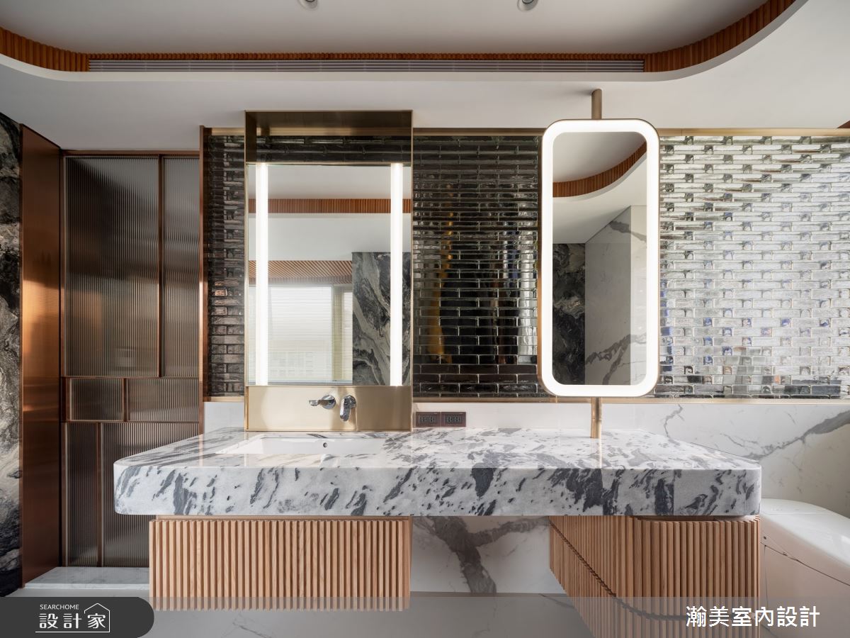 76坪老屋(16~30年)＿奢華風浴室案例圖片＿瀚美室內設計＿瀚美_華美的時光典藏所之50