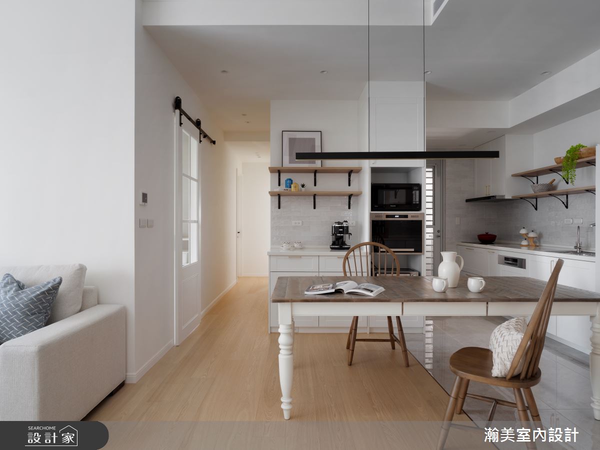 28坪毛胚屋＿美式風餐廳廚房案例圖片＿瀚美室內設計＿瀚美_美式無印ｘ家生活之3