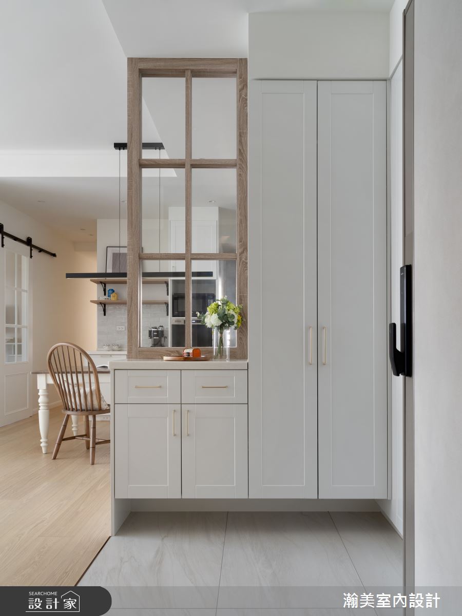 28坪毛胚屋＿美式風玄關案例圖片＿瀚美室內設計＿瀚美_美式無印ｘ家生活之1