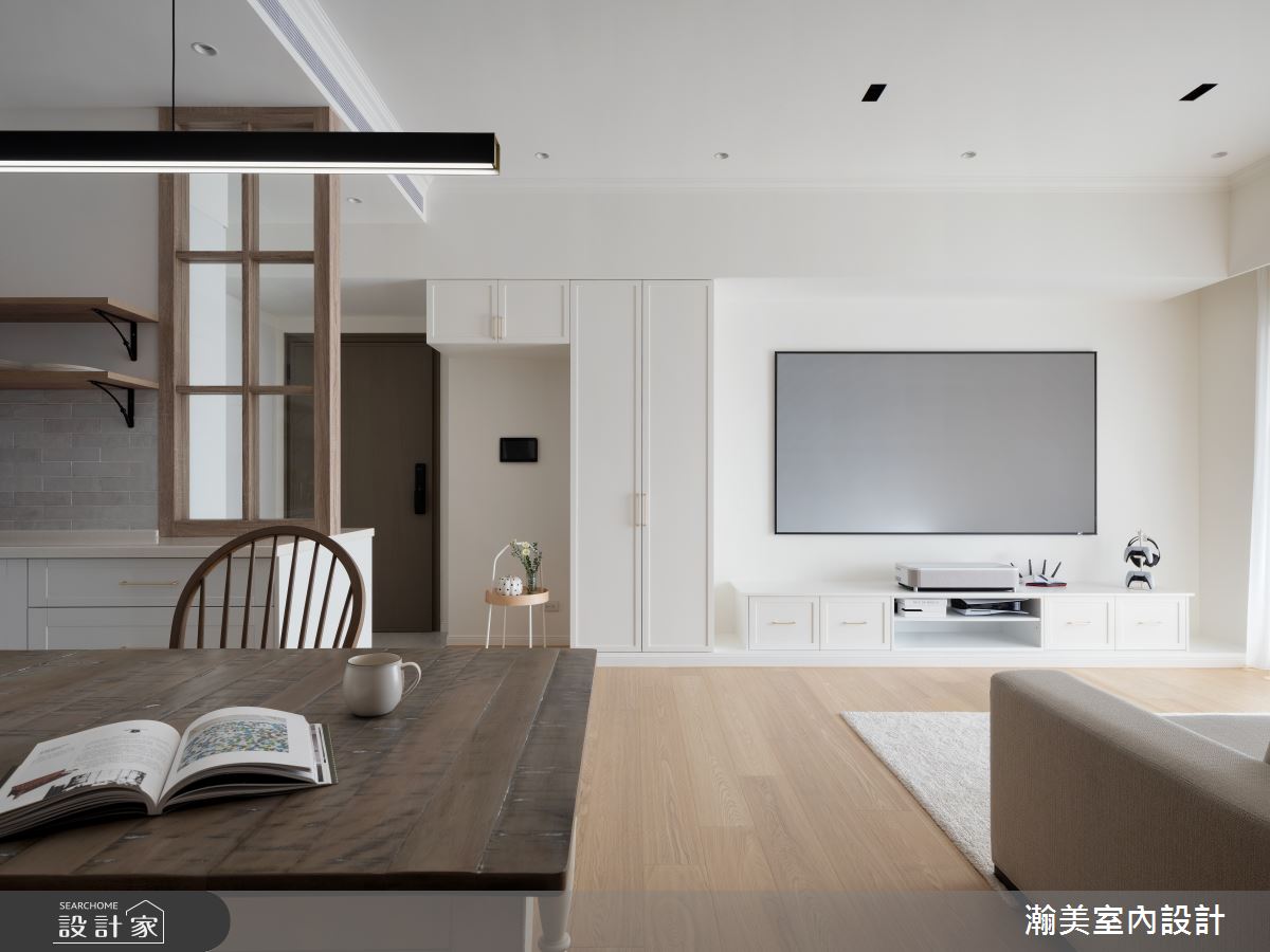 28坪毛胚屋＿美式風客廳餐廳案例圖片＿瀚美室內設計＿瀚美_美式無印ｘ家生活之9