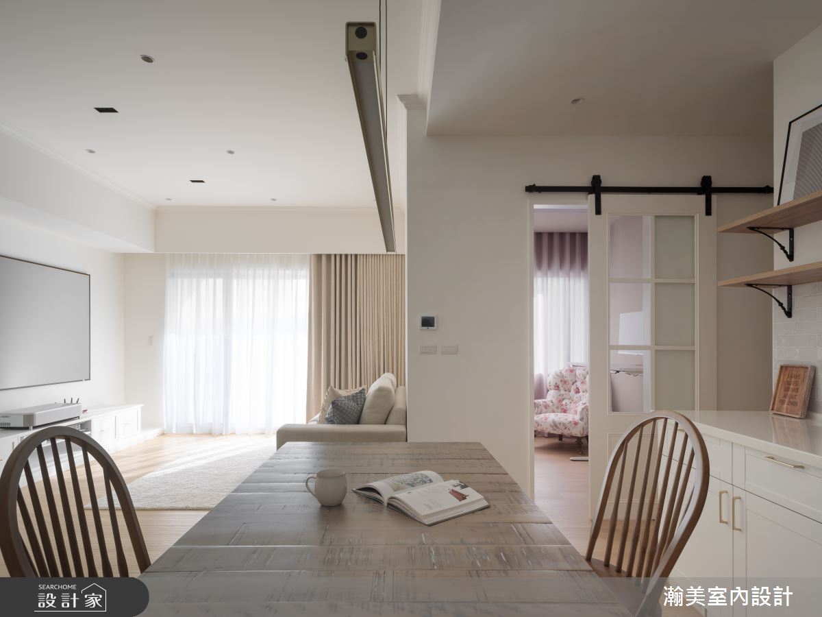 28坪毛胚屋＿美式風客廳餐廳案例圖片＿瀚美室內設計＿瀚美_美式無印ｘ家生活之13