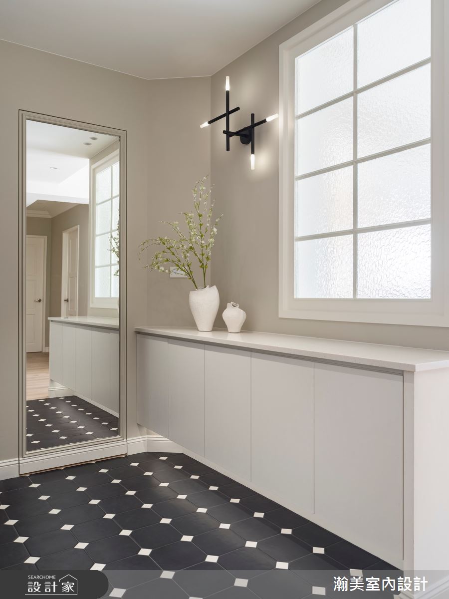 34坪新成屋(5年以下)＿美式風玄關案例圖片＿瀚美室內設計＿瀚美_優雅風格日記之2