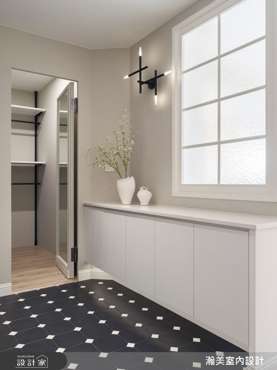 34坪新成屋(5年以下)＿美式風玄關儲藏室案例圖片＿瀚美室內設計＿瀚美_優雅風格日記之3