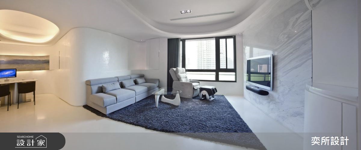 29坪新成屋(5年以下)＿現代風客廳案例圖片＿奕所設計＿奕所_01之1