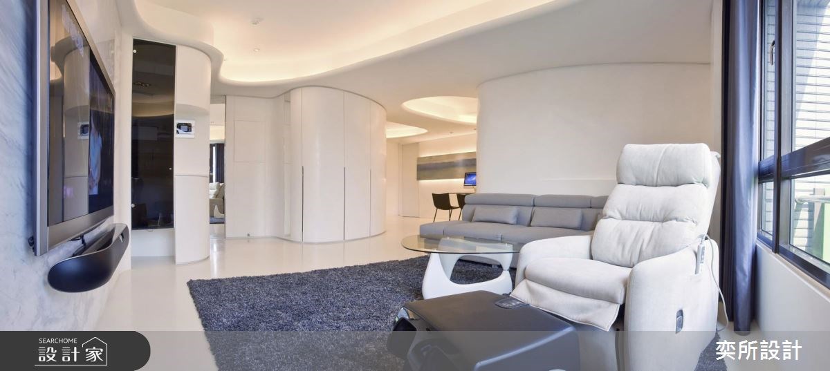 29坪新成屋(5年以下)＿現代風客廳案例圖片＿奕所設計＿奕所_01之2
