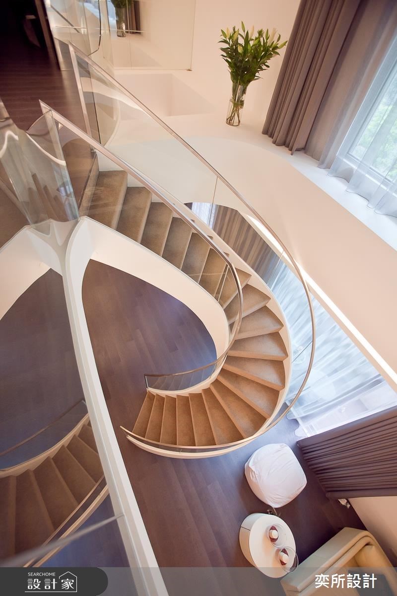 140坪新成屋(5年以下)＿現代風樓梯案例圖片＿奕所設計＿奕所_02之5