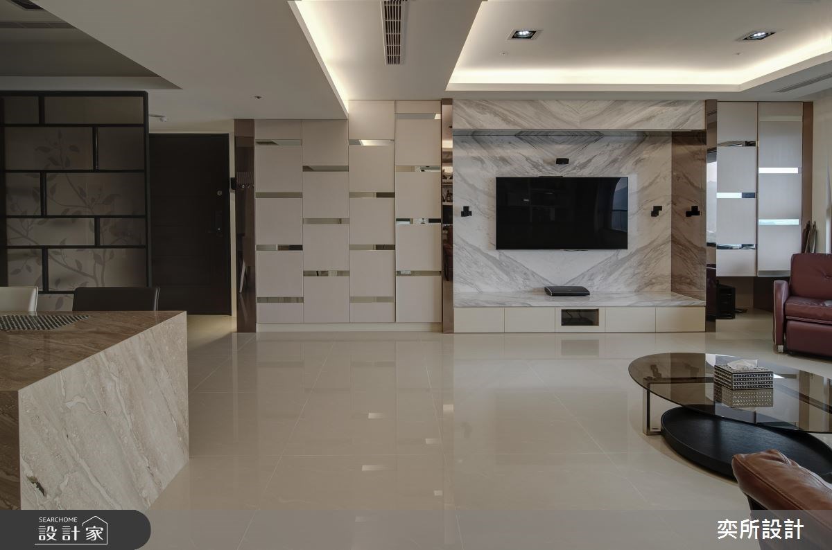 27坪新成屋(5年以下)＿現代風客廳案例圖片＿奕所設計＿奕所_03之6