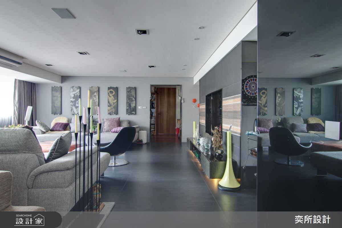 120坪中古屋(5~15年)＿混搭風客廳案例圖片＿奕所設計＿奕所_06之3