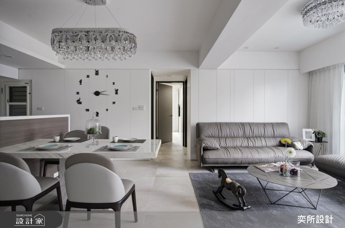 30坪老屋(16~30年)＿新古典客廳案例圖片＿奕所設計＿奕所_09之5