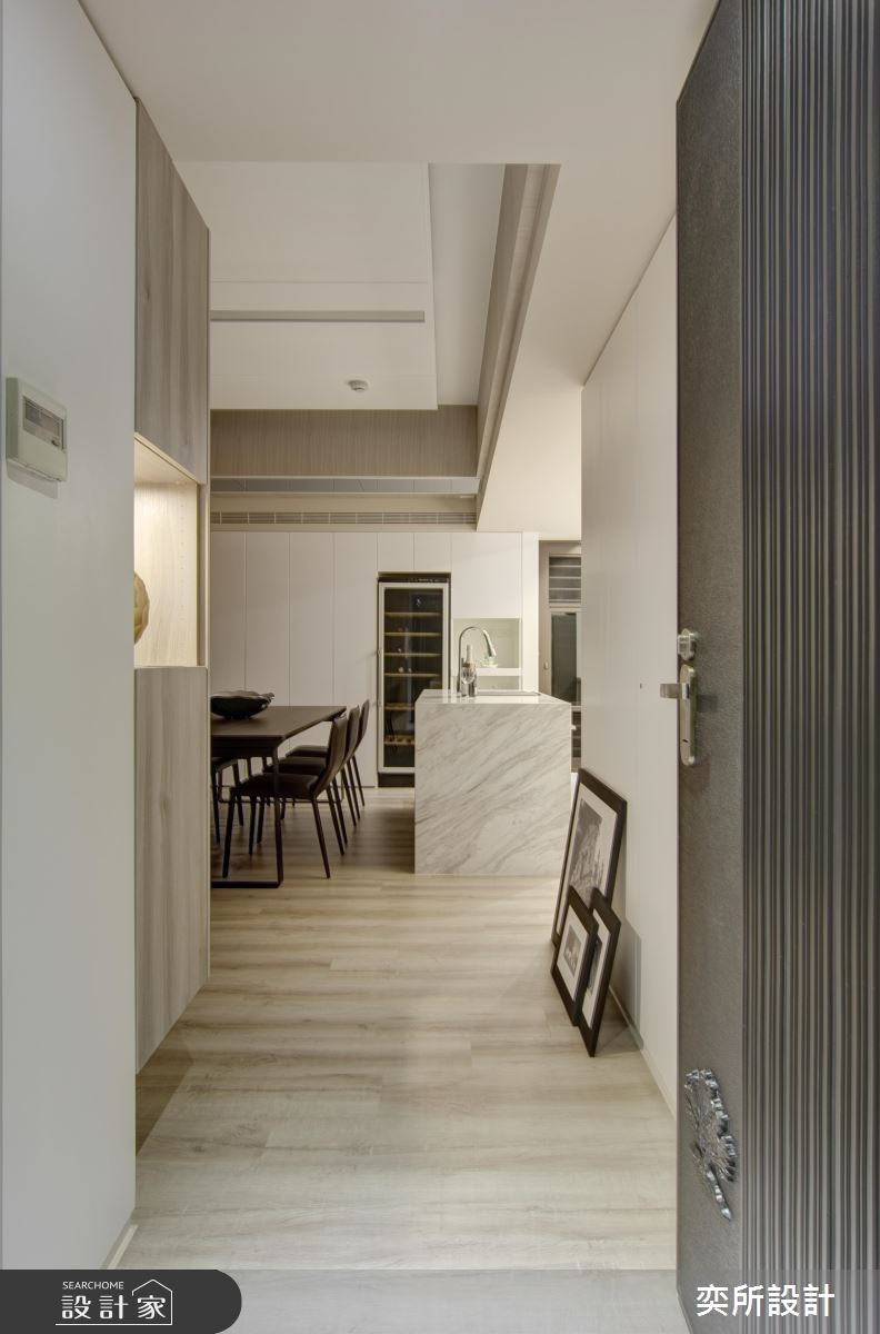 27坪新成屋(5年以下)＿休閒風玄關案例圖片＿奕所設計＿奕所_13之1