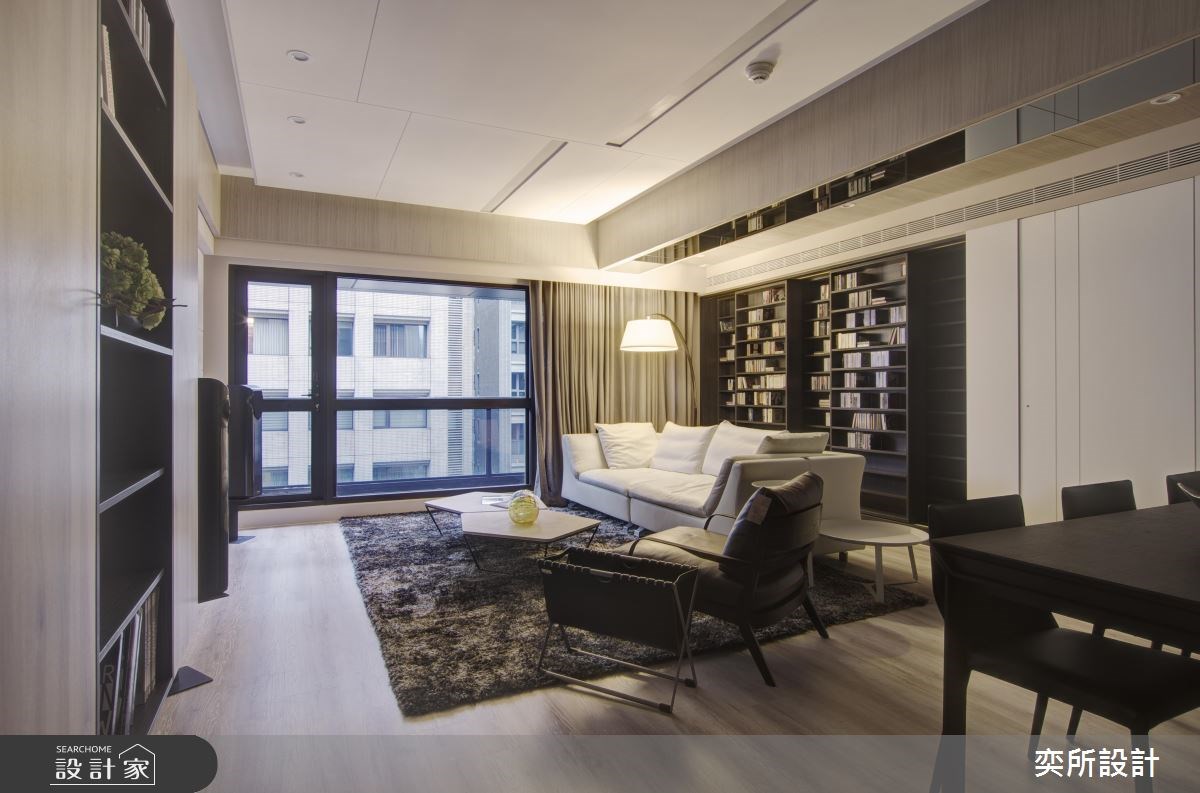 27坪新成屋(5年以下)＿休閒風客廳案例圖片＿奕所設計＿奕所_13之5