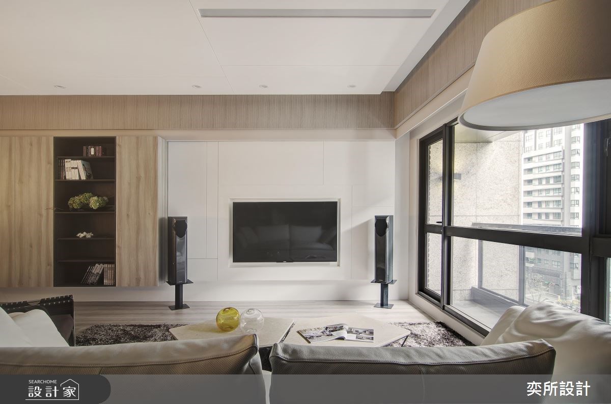 27坪新成屋(5年以下)＿休閒風客廳案例圖片＿奕所設計＿奕所_13之6
