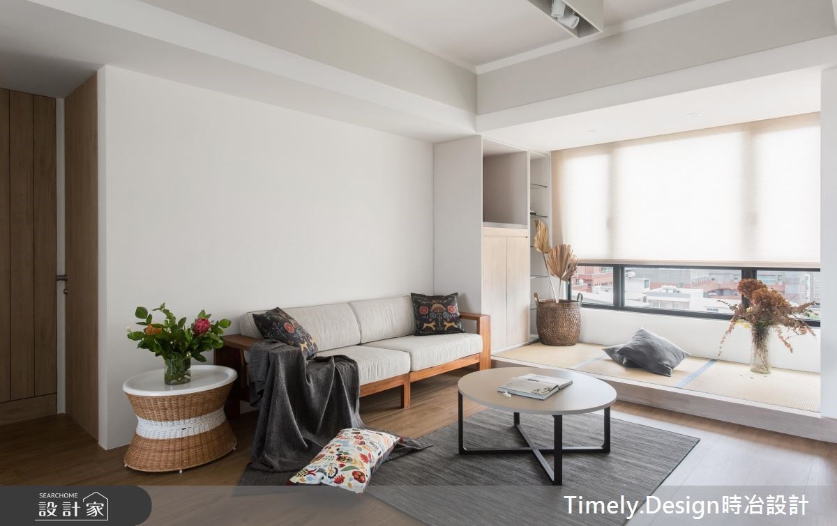 27坪新成屋(5年以下)＿人文禪風客廳案例圖片＿時冶設計(時冶室內裝修股份有限公司)＿時冶_01之2