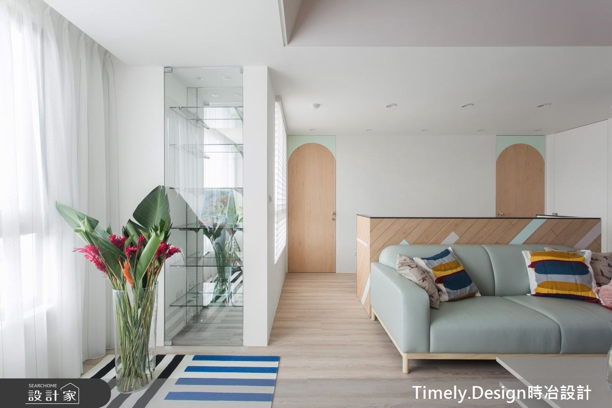 27坪新成屋(5年以下)＿休閒風客廳案例圖片＿時冶設計(時冶室內裝修股份有限公司)＿時冶_02之4