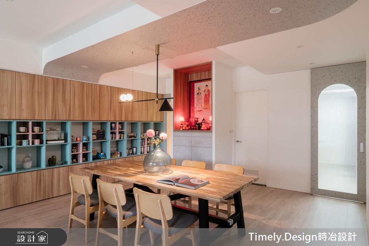 30坪新成屋(5年以下)＿北歐風餐廳佛堂案例圖片＿時冶設計(時冶室內裝修股份有限公司)＿時冶_13之14