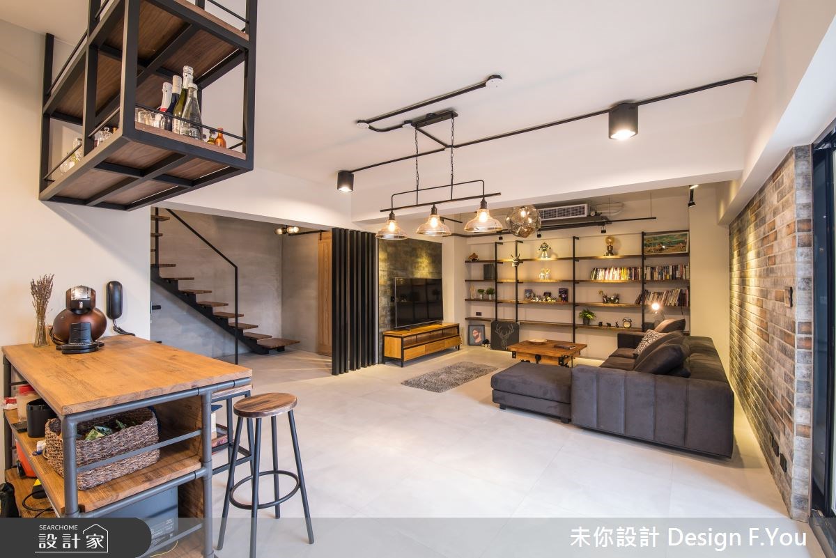 29坪老屋(16~30年)＿工業風案例圖片＿未你設計 Design F.You＿未你_02之4