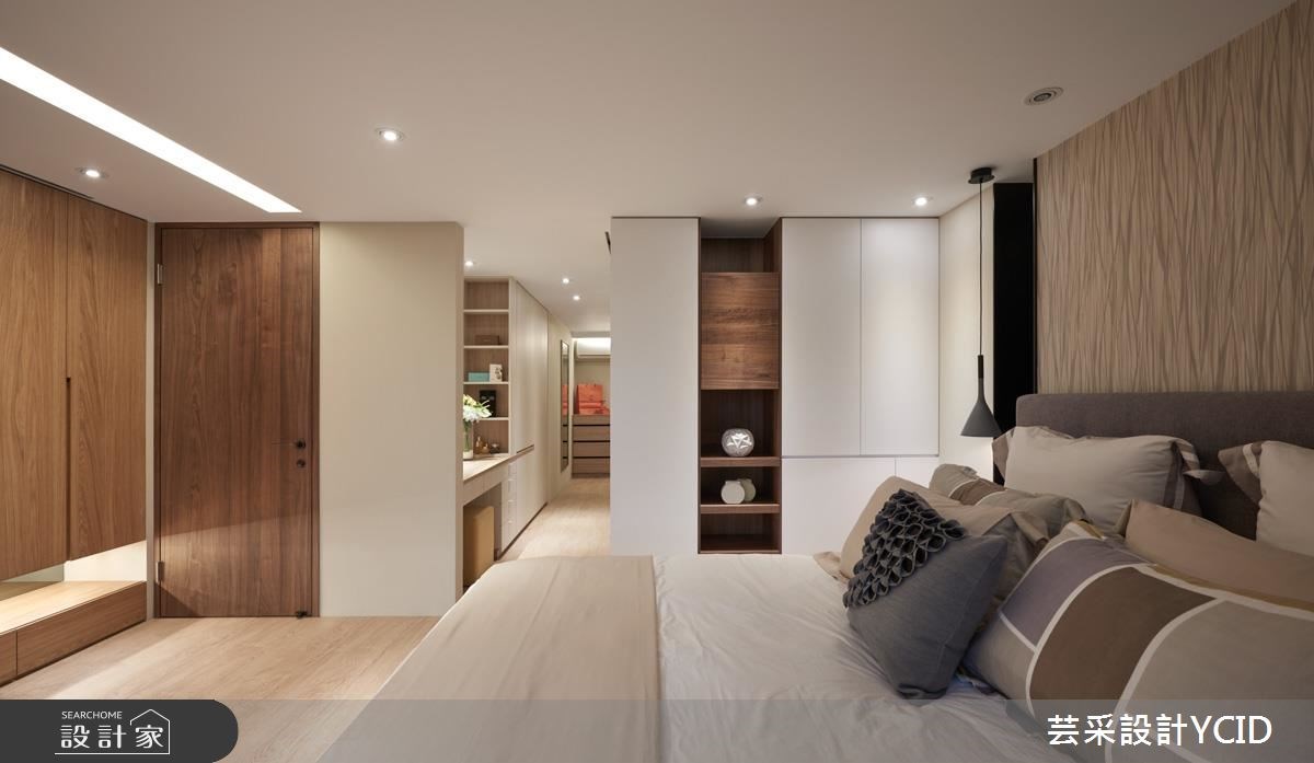 48坪新成屋(5年以下)＿現代風臥室案例圖片＿芸采設計＿芸采_01 微距光跡之6