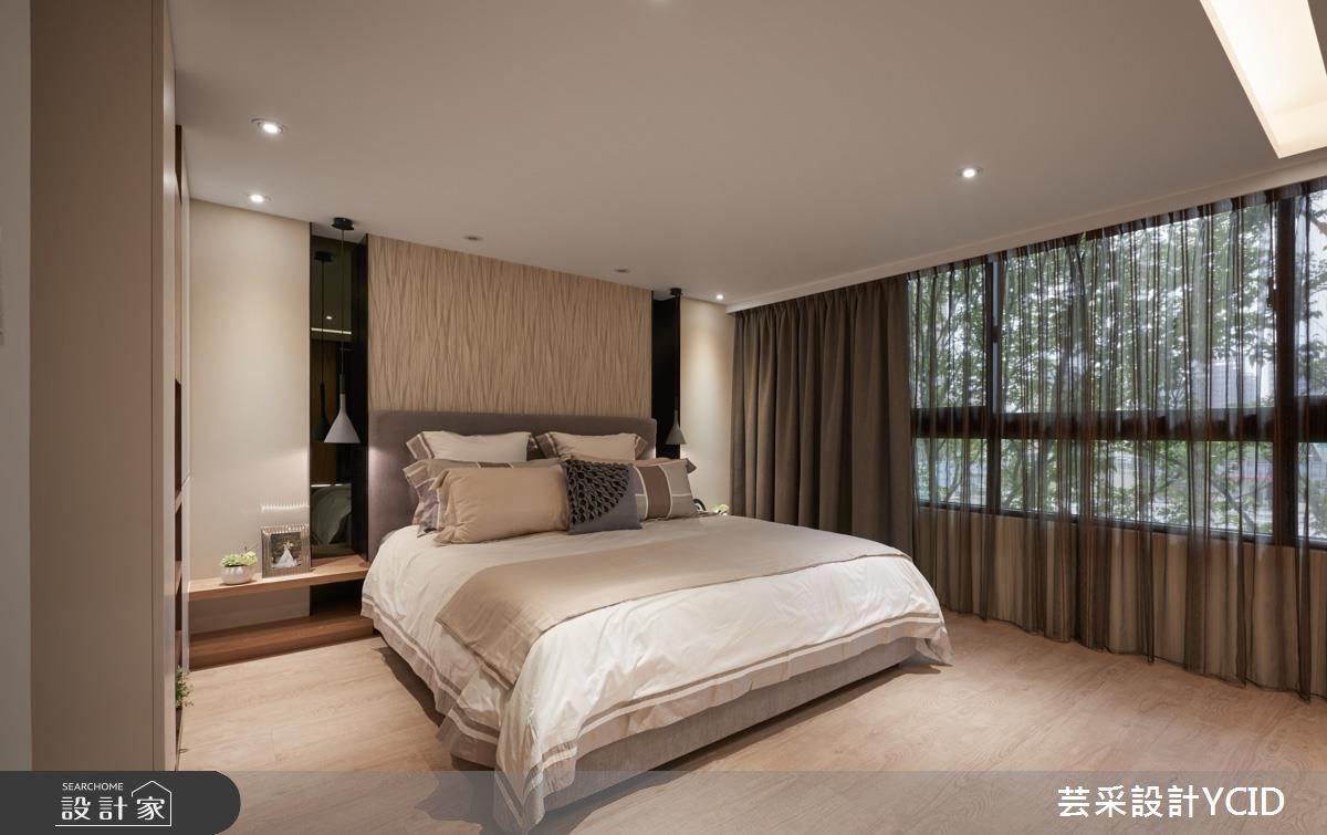 48坪新成屋(5年以下)＿現代風臥室案例圖片＿芸采設計＿芸采_01 微距光跡之9