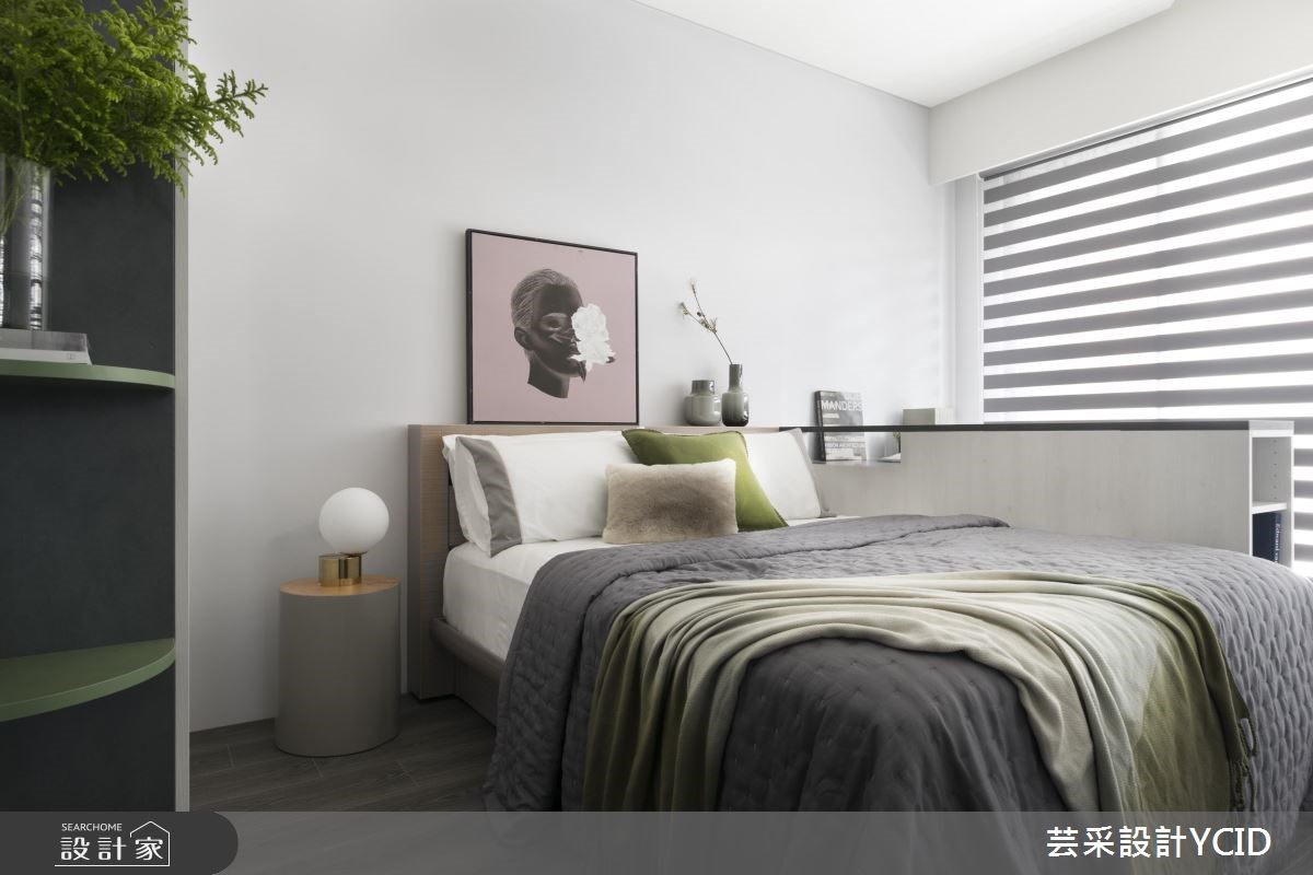 31坪新成屋(5年以下)＿現代風臥室案例圖片＿芸采設計＿芸采_02 靜謐之9