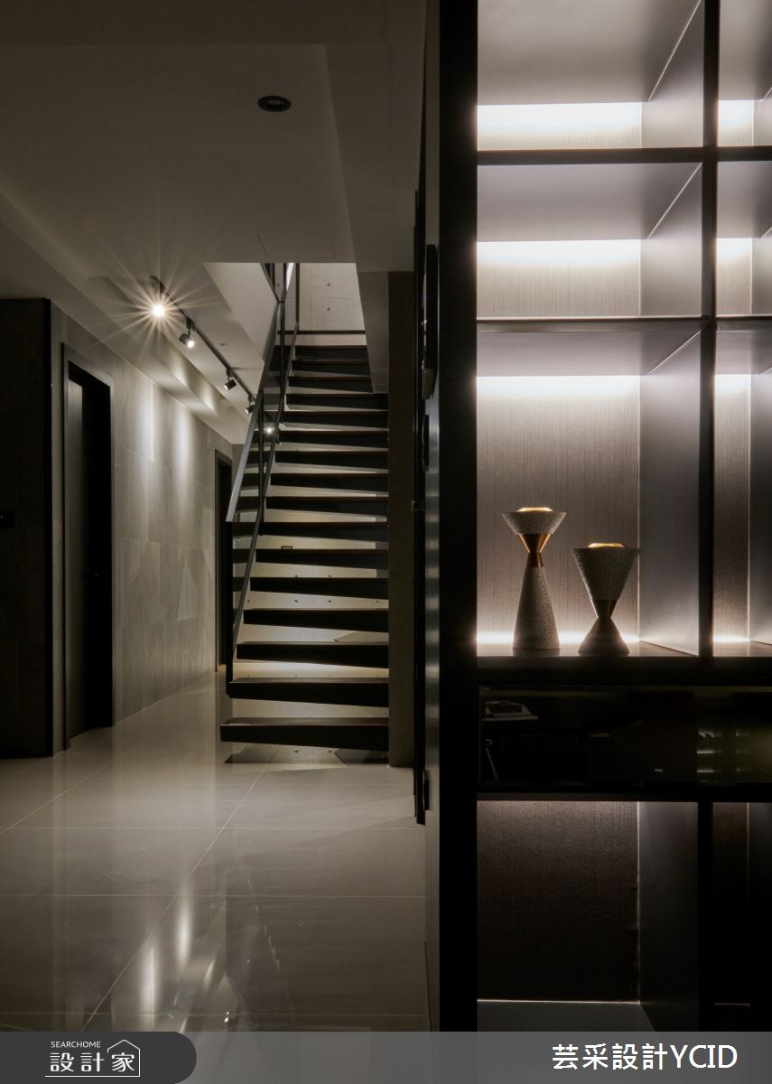 新成屋(5年以下)＿工業風樓梯案例圖片＿芸采設計＿芸采_08 Art Movement之15