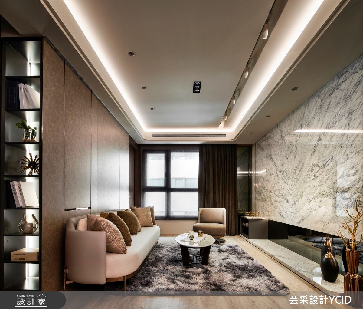 25坪新成屋(5年以下)＿現代風客廳案例圖片＿芸采設計＿芸采_10之9