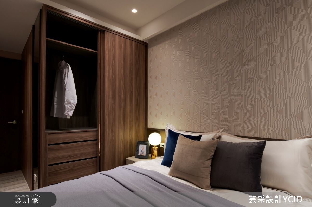 25坪新成屋(5年以下)＿現代風臥室案例圖片＿芸采設計＿芸采_10之16