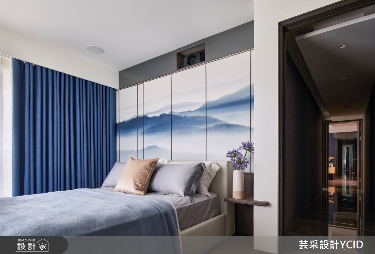 85坪新成屋(5年以下)＿現代風臥室案例圖片＿芸采設計＿芸采_11 海暮 ‧ 逸居 ​ Leisure by the sea之11