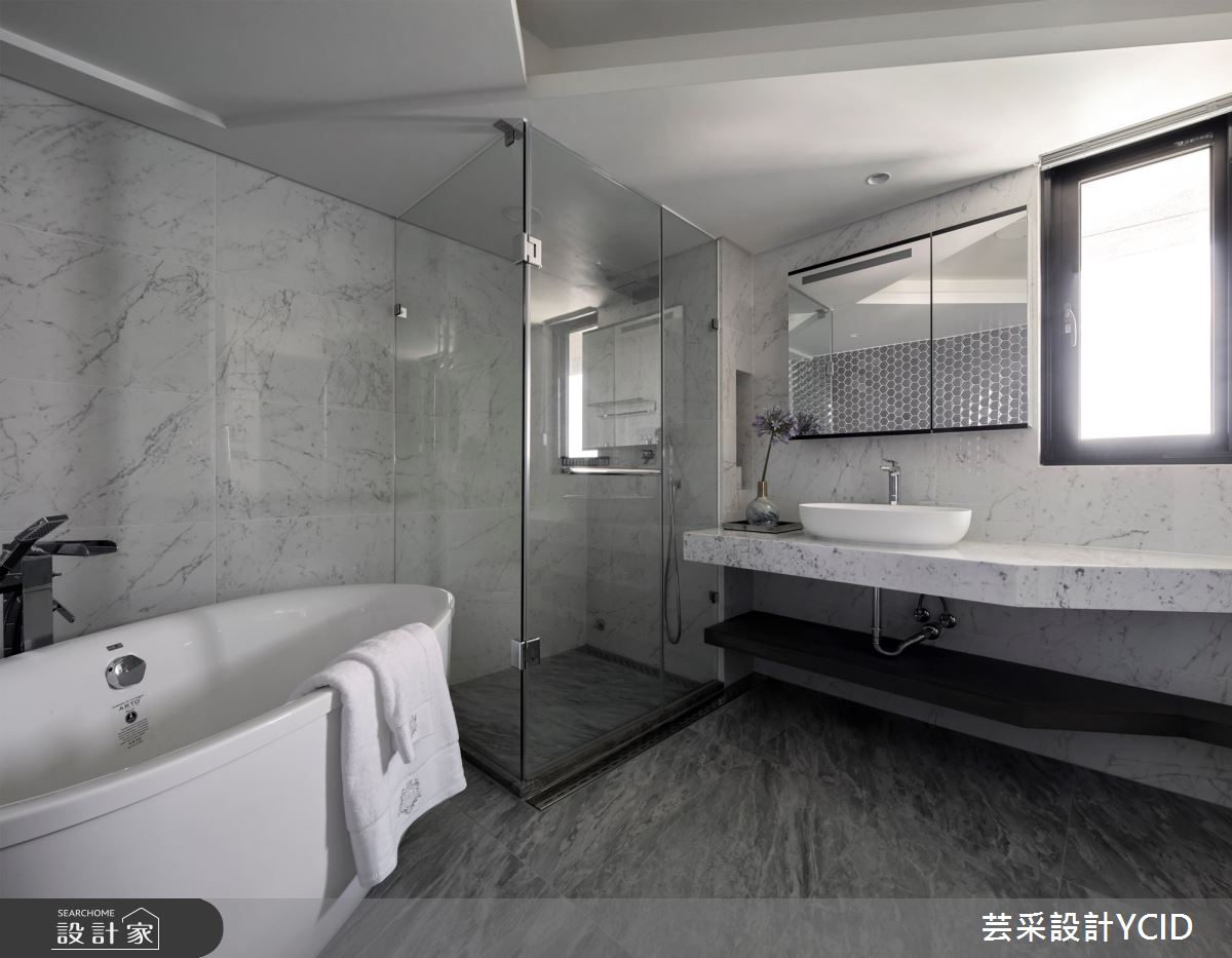 85坪新成屋(5年以下)＿現代風浴室案例圖片＿芸采設計＿芸采_11 海暮 ‧ 逸居 ​ Leisure by the sea之16