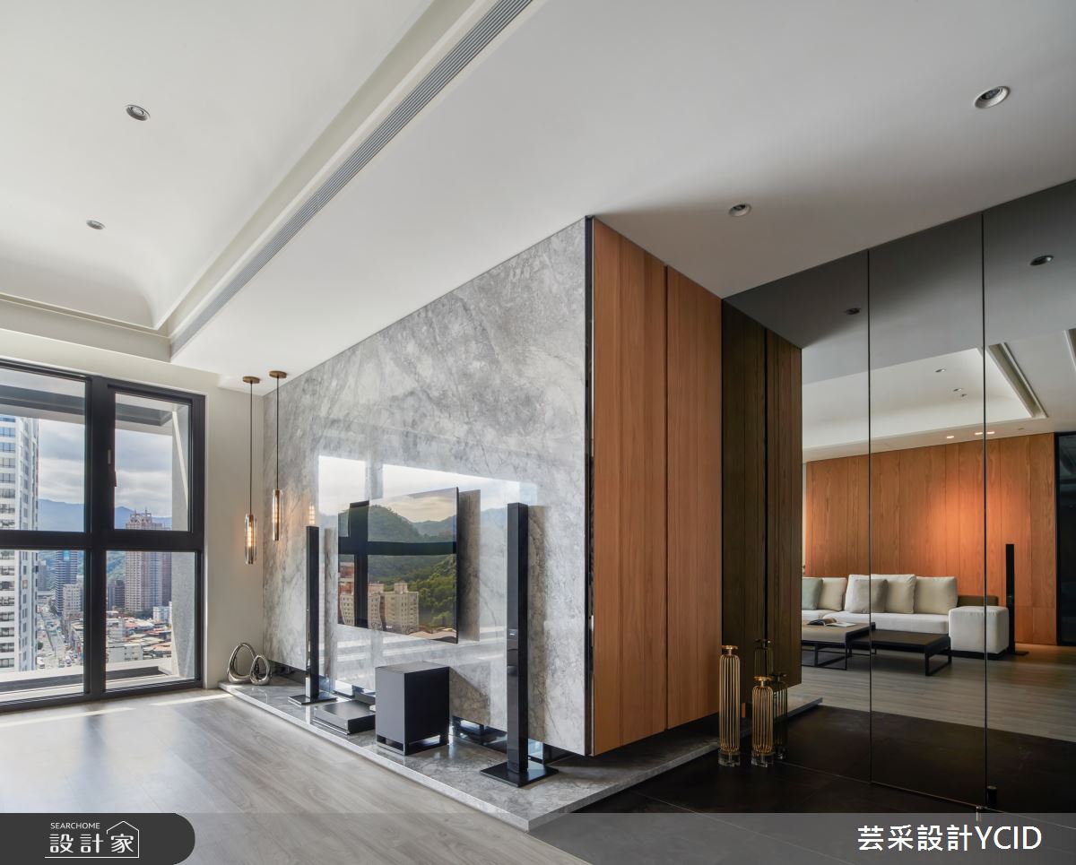 35坪新成屋(5年以下)＿混搭風客廳案例圖片＿芸采設計＿芸采_12 沐光 ‧ 沁暖之2