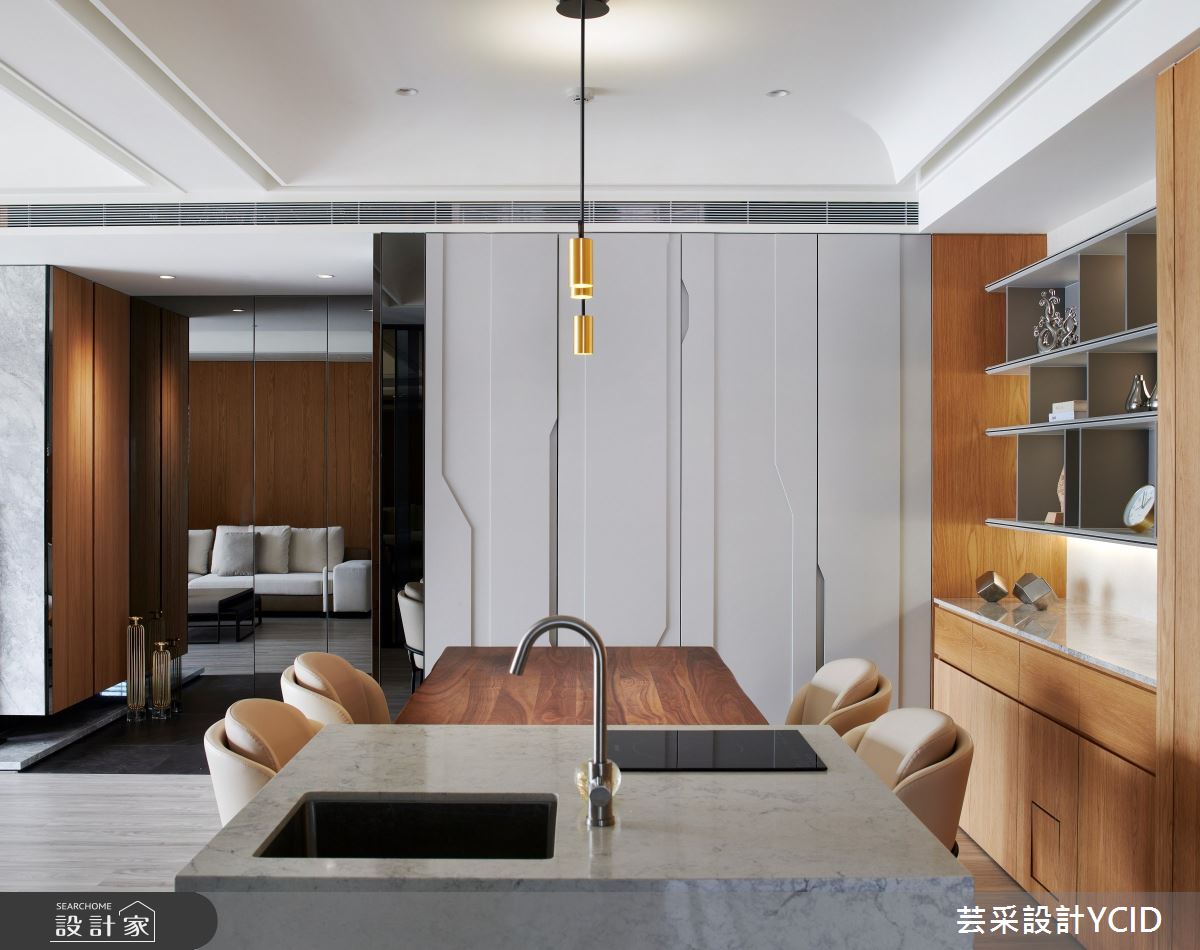 35坪新成屋(5年以下)＿混搭風餐廳吧檯案例圖片＿芸采設計＿芸采_12 沐光 ‧ 沁暖之8