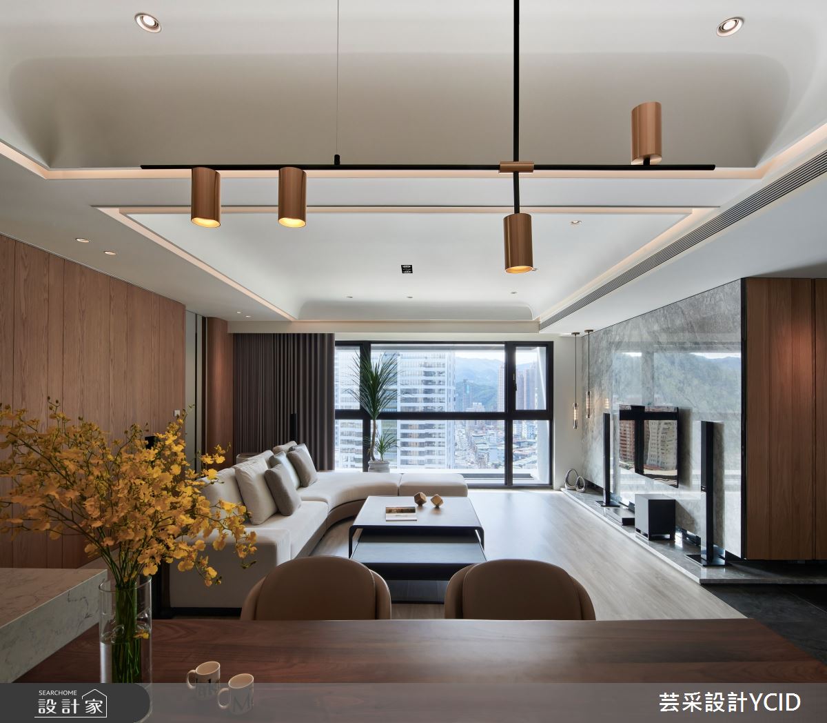 35坪新成屋(5年以下)＿混搭風客廳餐廳案例圖片＿芸采設計＿芸采_12 沐光 ‧ 沁暖之6