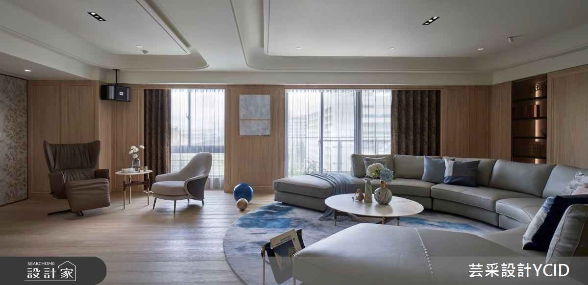 65坪中古屋(5~15年)＿混搭風客廳案例圖片＿芸采設計＿芸采_13 深蘊 ‧ 溫雅 Dialogue之3