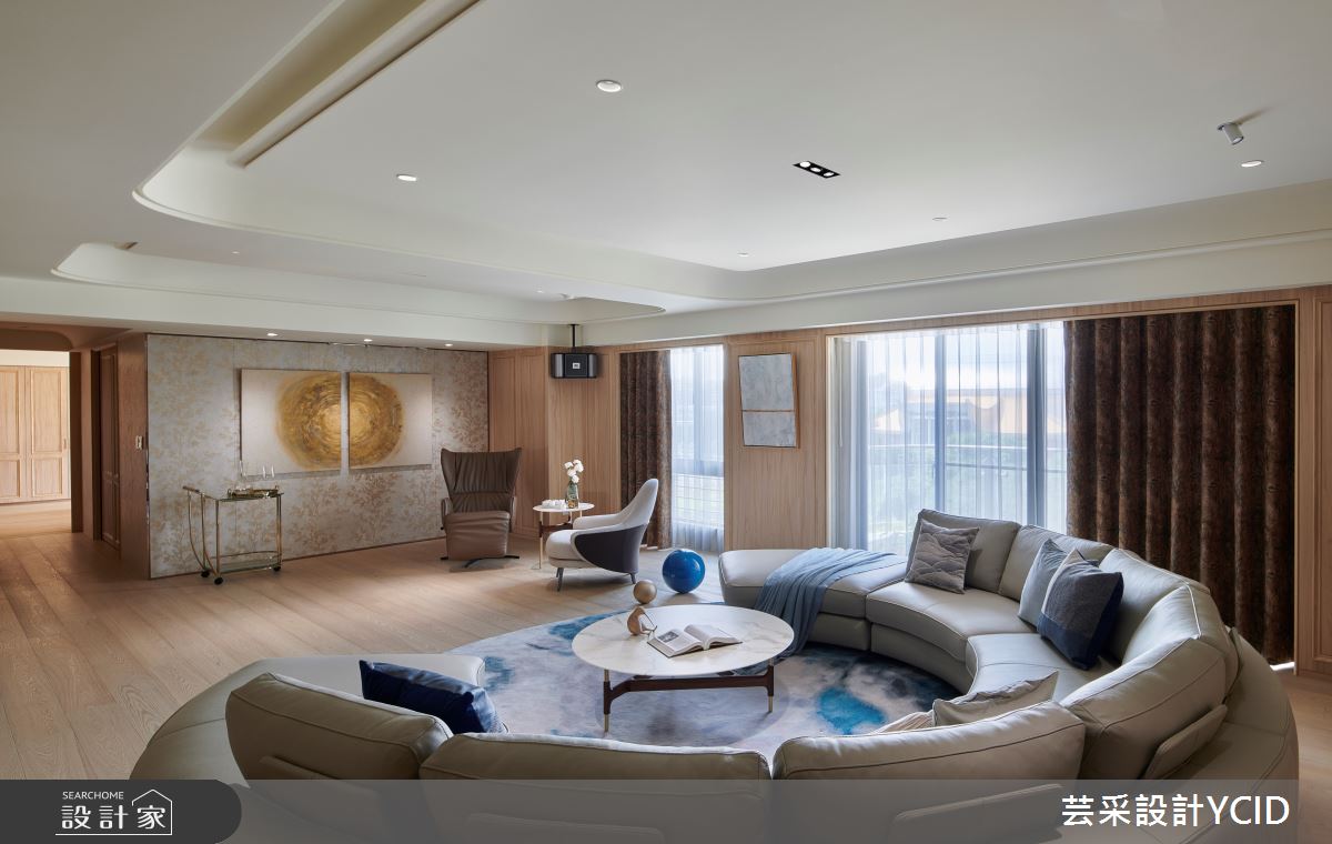 65坪中古屋(5~15年)＿混搭風客廳案例圖片＿芸采設計＿芸采_13 深蘊 ‧ 溫雅 Dialogue之4