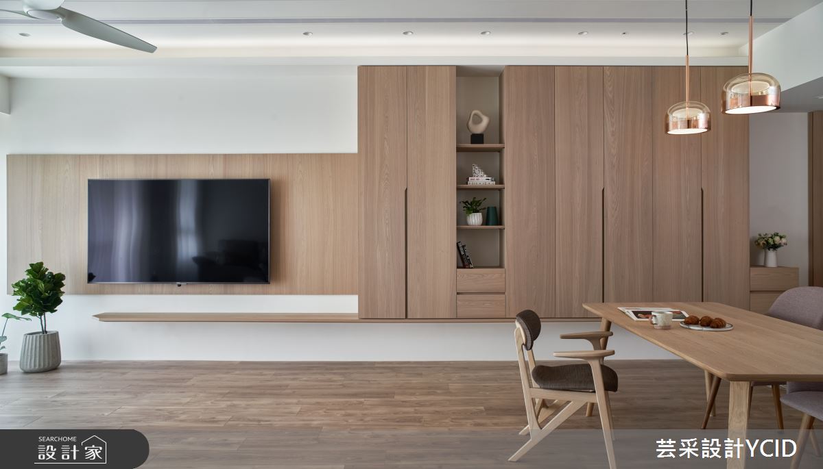 45坪新成屋(5年以下)＿日式無印風客廳廚房案例圖片＿芸采設計＿芸采_14 純粹 Purely之3