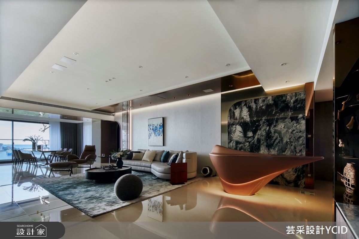 100坪新成屋(5年以下)＿混搭風客廳案例圖片＿芸采設計＿芸采_15之4