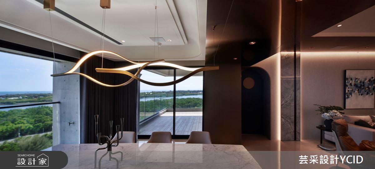 100坪新成屋(5年以下)＿混搭風餐廳案例圖片＿芸采設計＿芸采_15 湛藍光景 Le grand bleu之13