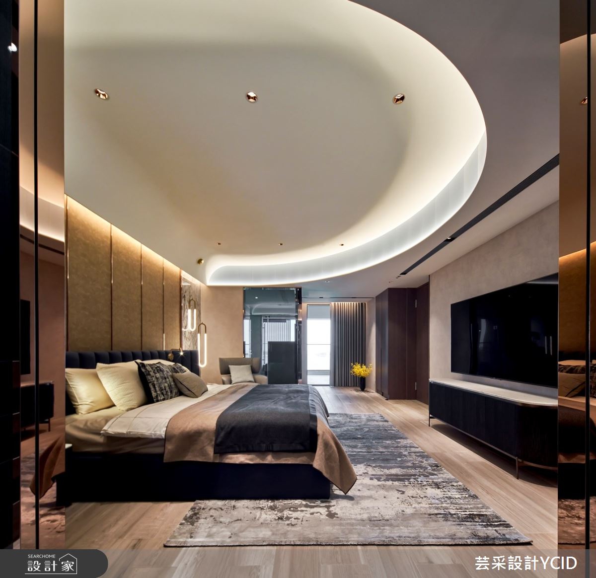 100坪新成屋(5年以下)＿混搭風臥室案例圖片＿芸采設計＿芸采_15 湛藍光景 Le grand bleu之27