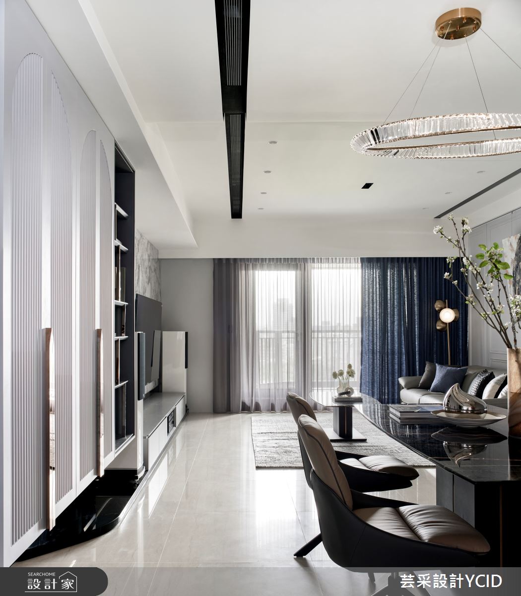 40坪新成屋(5年以下)＿混搭風客廳餐廳案例圖片＿芸采設計＿芸采_16 永恆 Timeless Flow之6