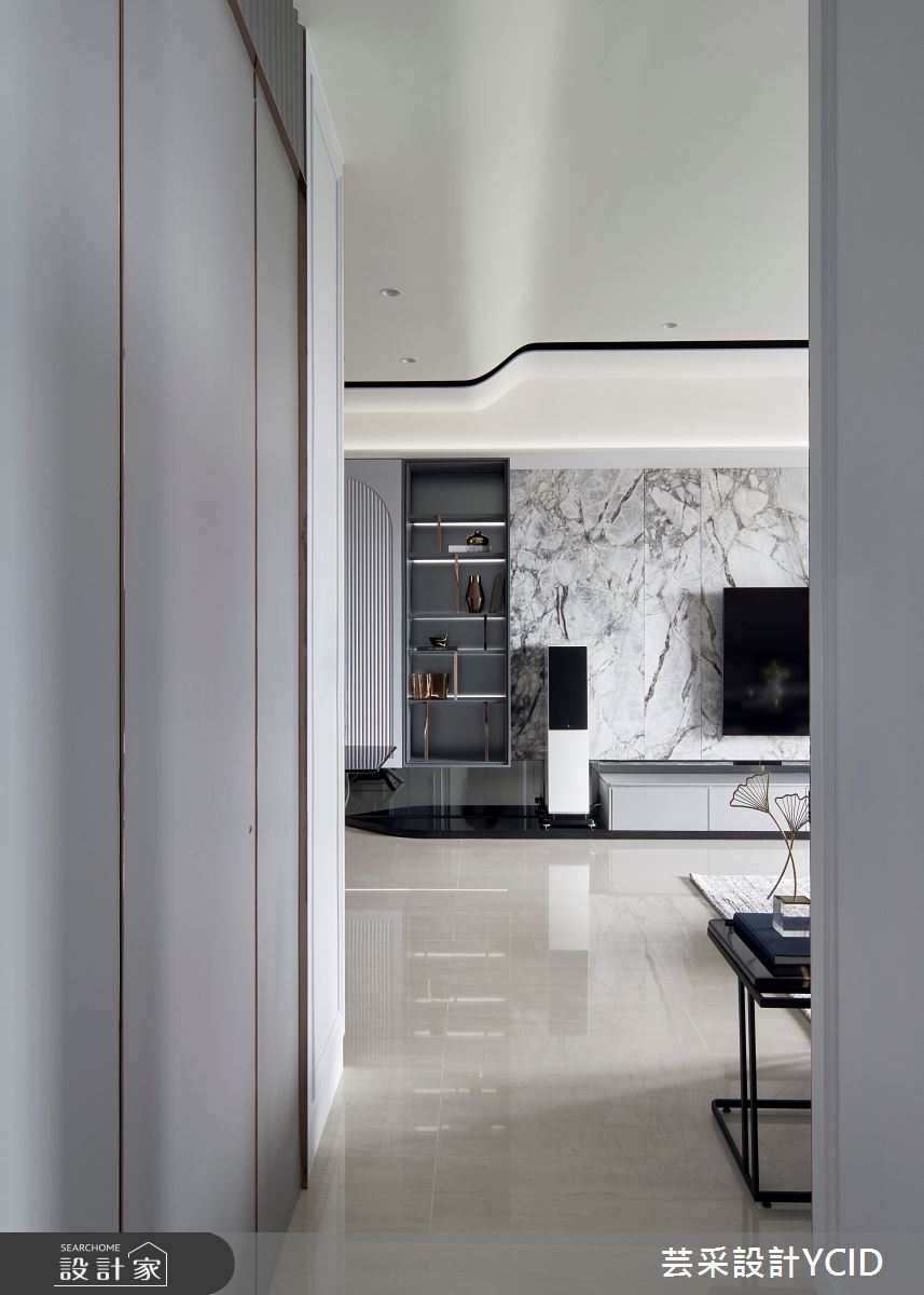 40坪新成屋(5年以下)＿混搭風客廳案例圖片＿芸采設計＿芸采_16 永恆 Timeless Flow之13
