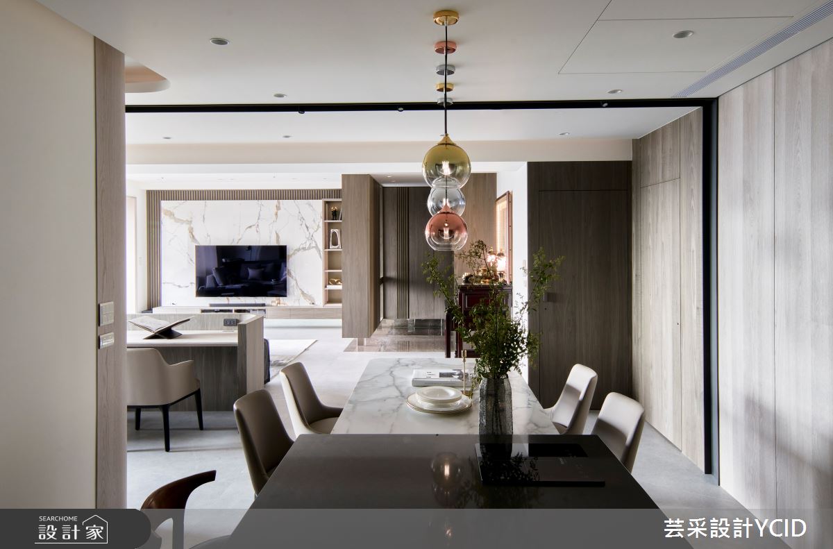 44坪老屋(16~30年)＿現代風客廳餐廳案例圖片＿芸采設計＿芸采_17 歸屬 Sense of Belonging之14