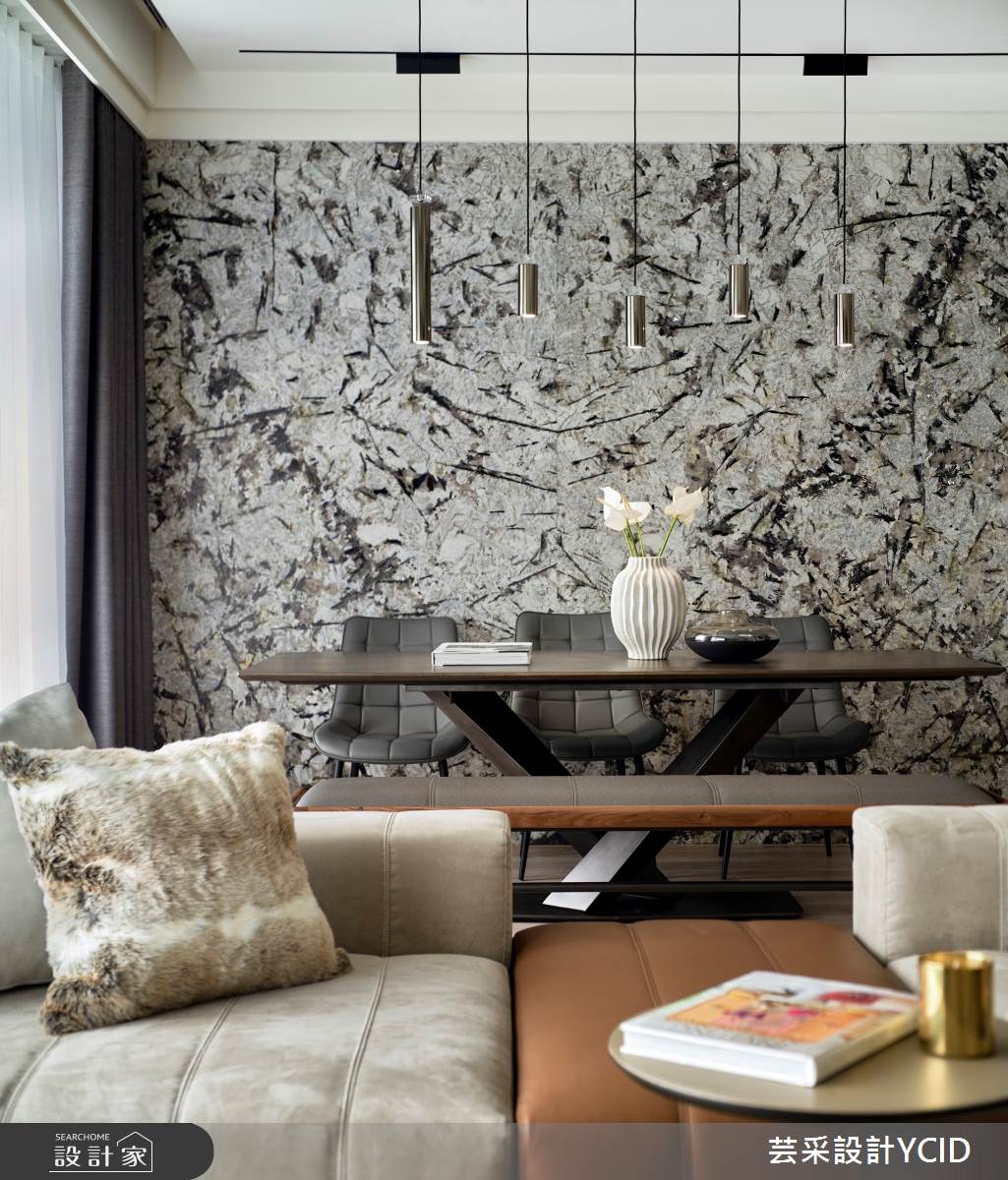 40坪新成屋(5年以下)＿現代風客廳餐廳案例圖片＿芸采設計＿芸采_18之4
