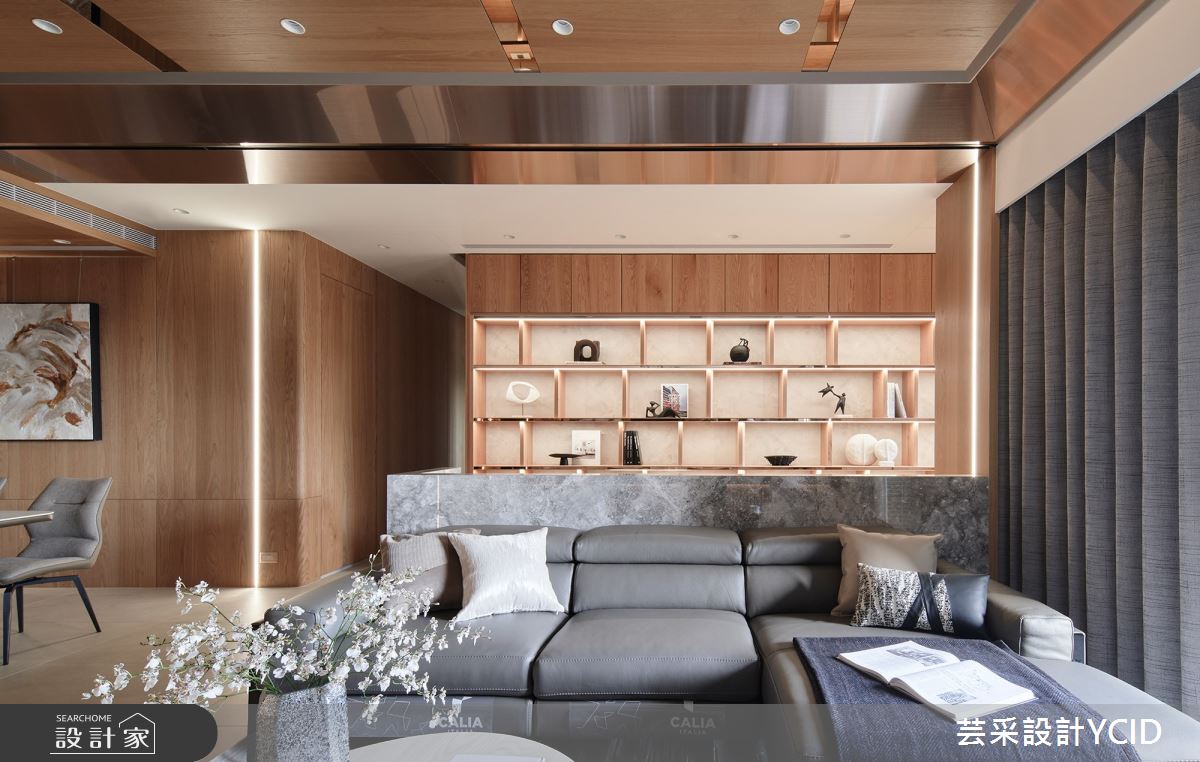 50坪新成屋(5年以下)＿混搭風客廳案例圖片＿芸采設計＿芸采_19 樸韻 Unadorned Space之8