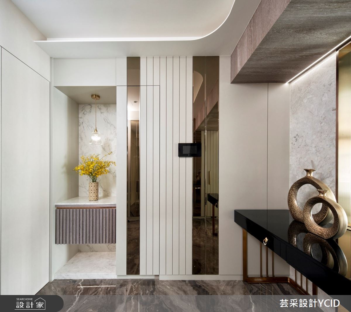 45坪毛胚屋＿混搭風玄關案例圖片＿芸采設計＿芸采_20之2