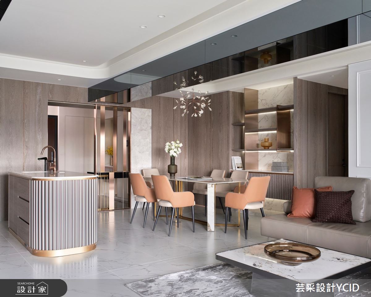 45坪毛胚屋＿混搭風餐廳中島案例圖片＿芸采設計＿芸采_20之12