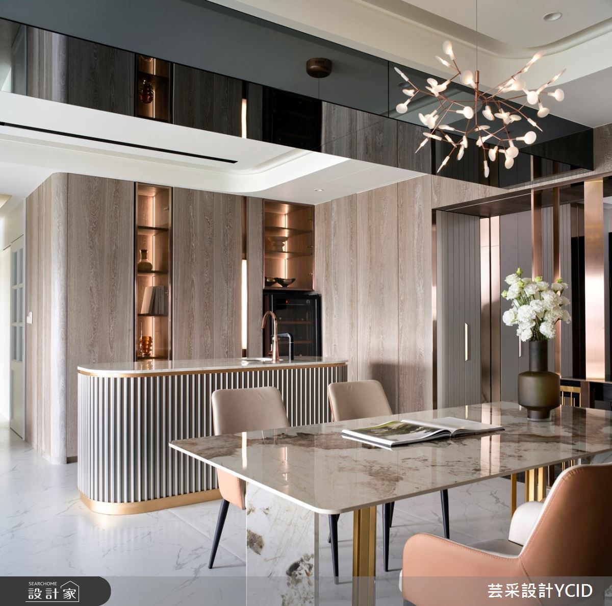 45坪毛胚屋＿混搭風餐廳中島案例圖片＿芸采設計＿芸采_20之13