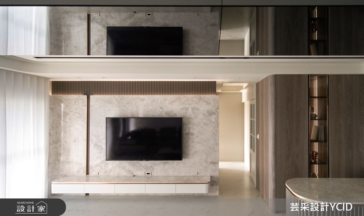 45坪毛胚屋＿混搭風客廳案例圖片＿芸采設計＿芸采_20之22