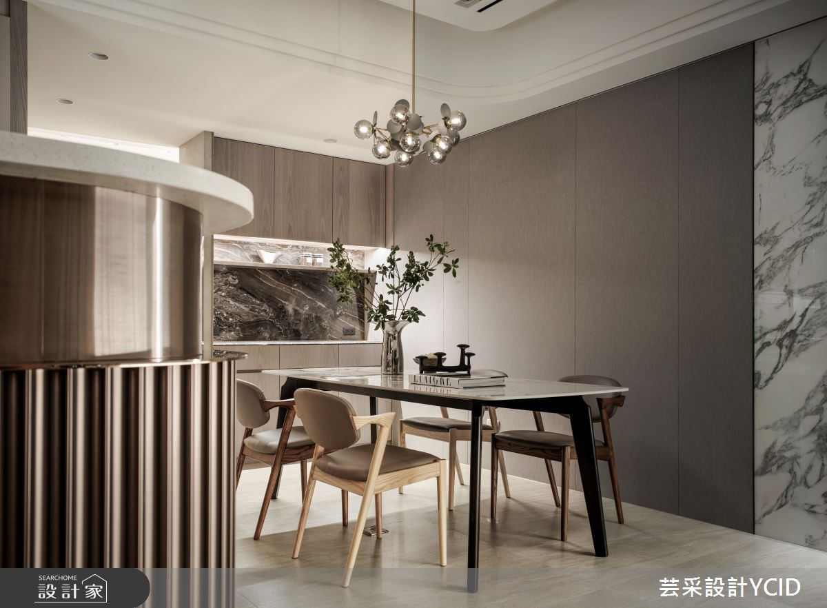 40坪新成屋(5年以下)＿現代風餐廳案例圖片＿芸采設計＿芸采_21 遇境 Interwoven之6