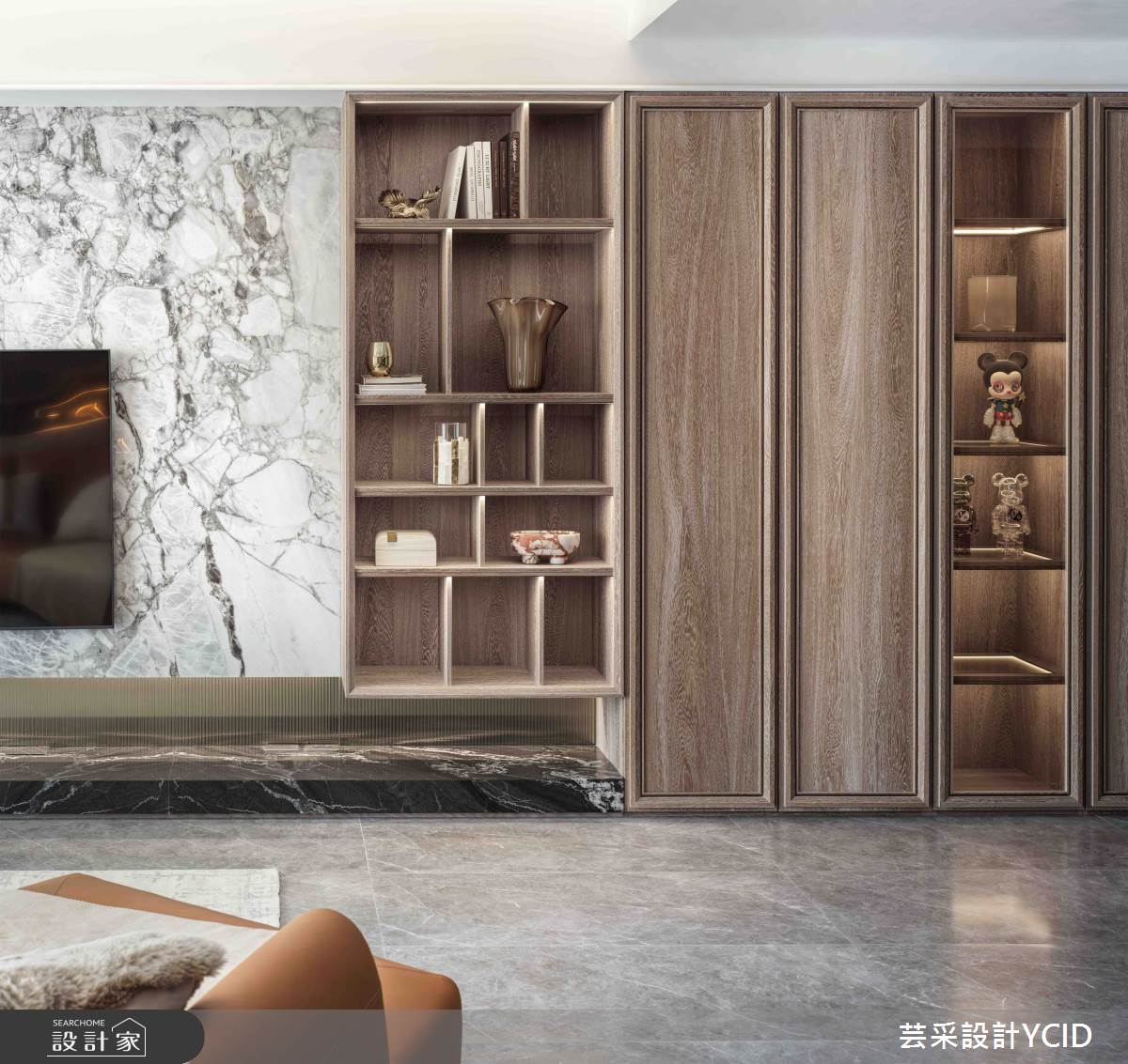 78坪新成屋(5年以下)＿現代風客廳案例圖片＿芸采設計＿芸采_23 雋 Éternel之10