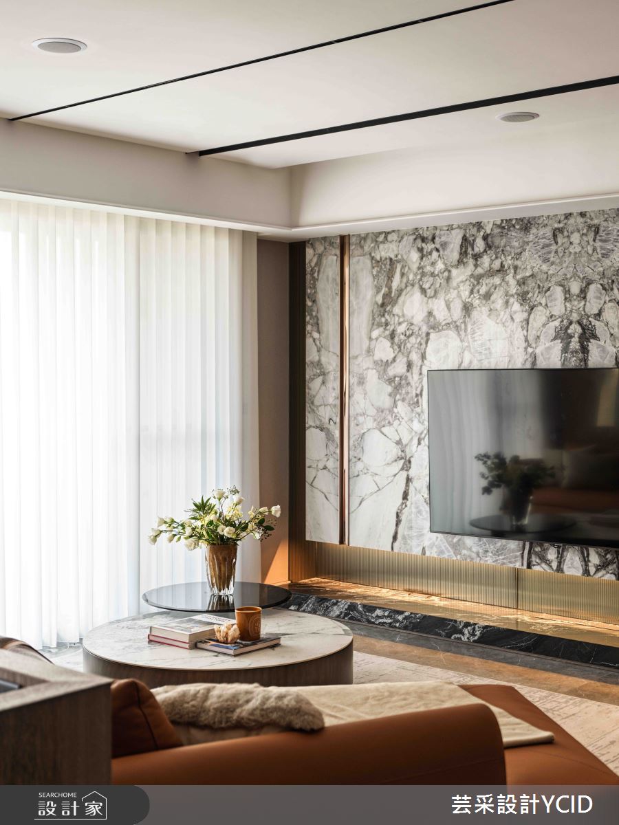 78坪新成屋(5年以下)＿現代風客廳案例圖片＿芸采設計＿芸采_23 雋 Éternel之3