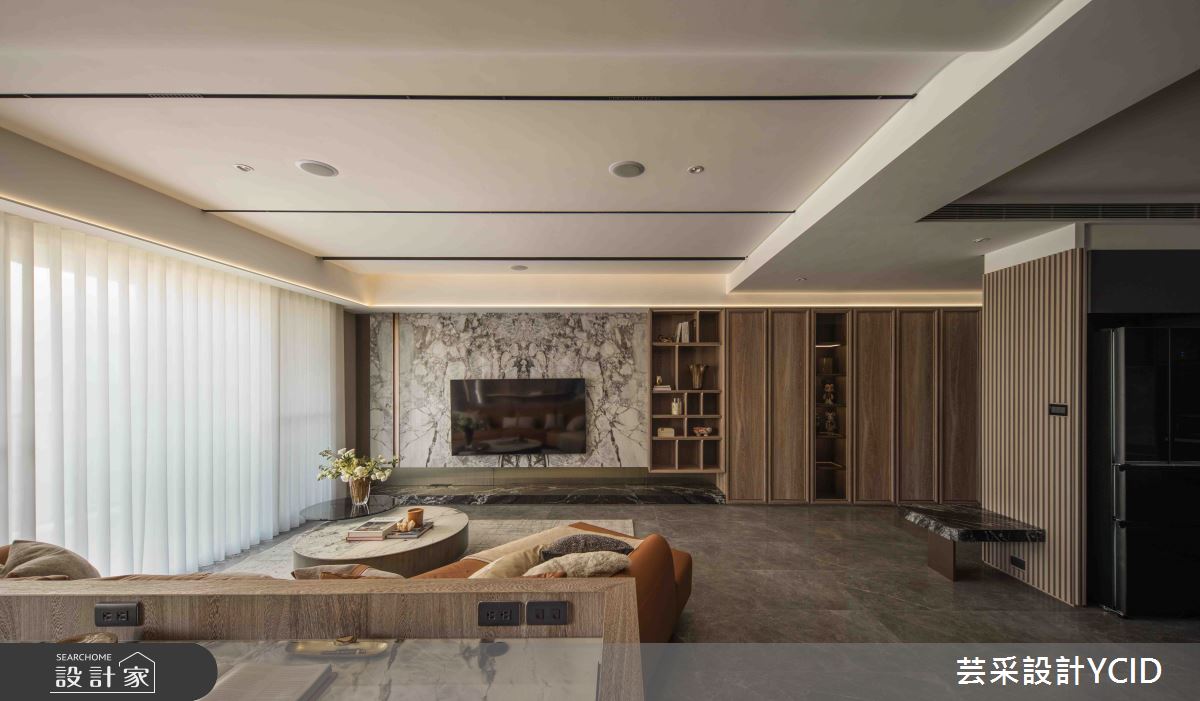 78坪新成屋(5年以下)＿現代風客廳案例圖片＿芸采設計＿芸采_23 雋 Éternel之1